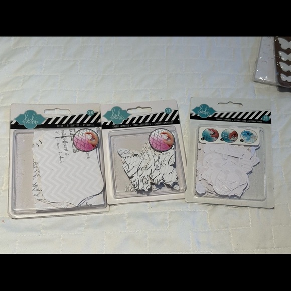 HEIDI SWAPP Bundle "YOU INK" 7 piece Embellishments NEW! Ink stamping craft $79 - Picture 6 of 12